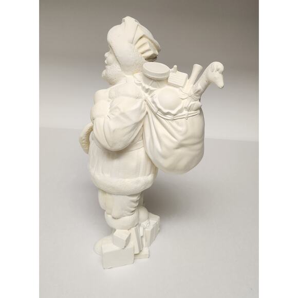 Santa Claus Bisque Ceramic Figurines Ready forTo Paint Christmas, Holiday Decor - Picture 4 of 14